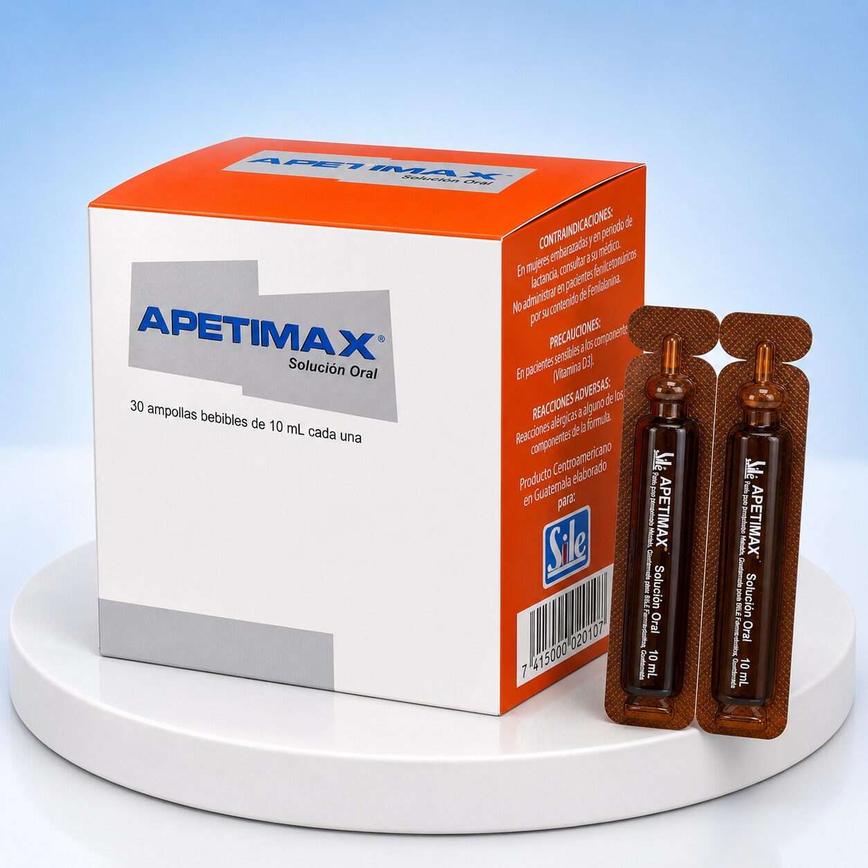 Apetimax 30 Ampollas