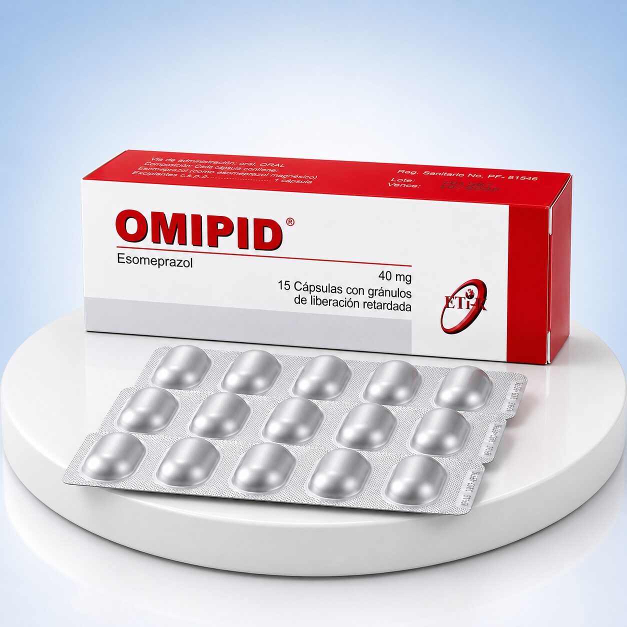 Omipid 15 Cápsulas